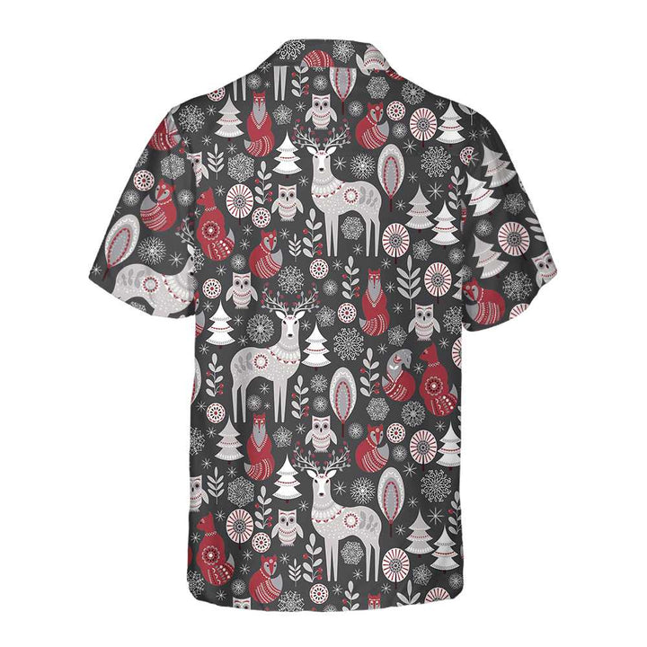Lune London | Hawaiian shirt Scandinavian forest animals, Cool Christmas shirt for men and women