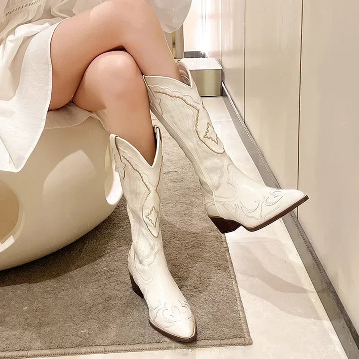 Lune London | Embroidered Cowboy Boots