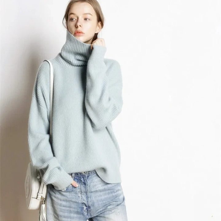 Lune London | Oversized turtleneck sweater for leisure and office