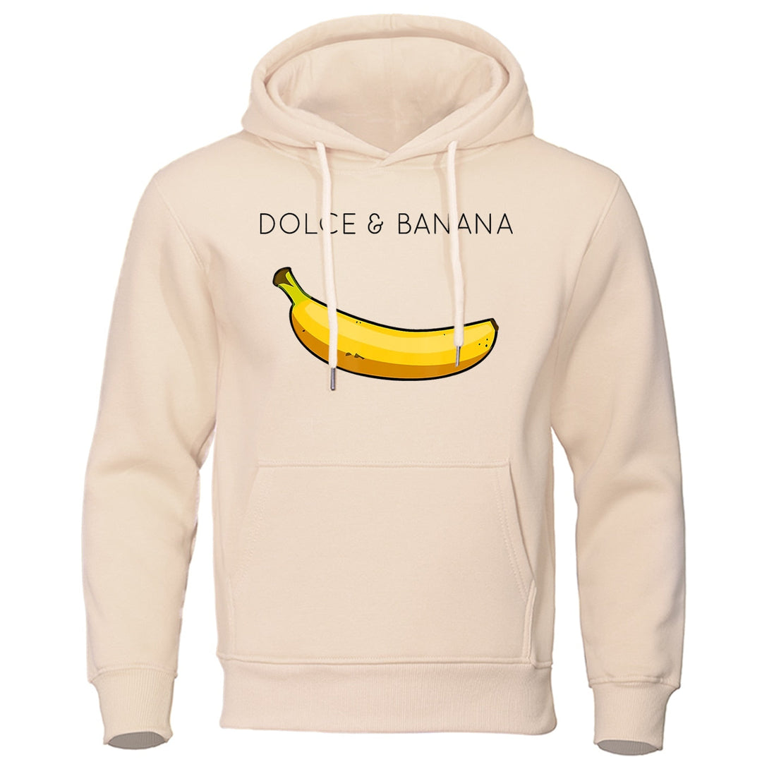 Lune London | Hooded sweatshirt with banana print