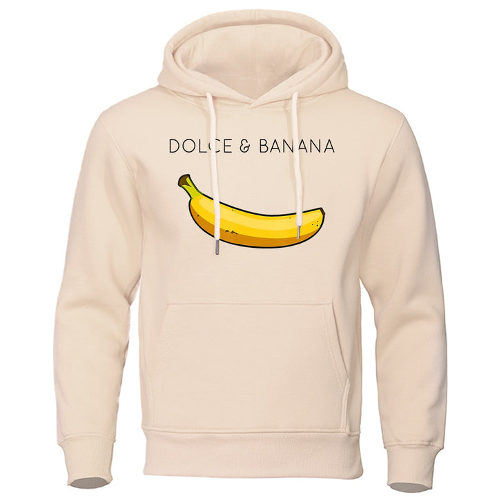 Lune London | Hooded sweatshirt with banana print