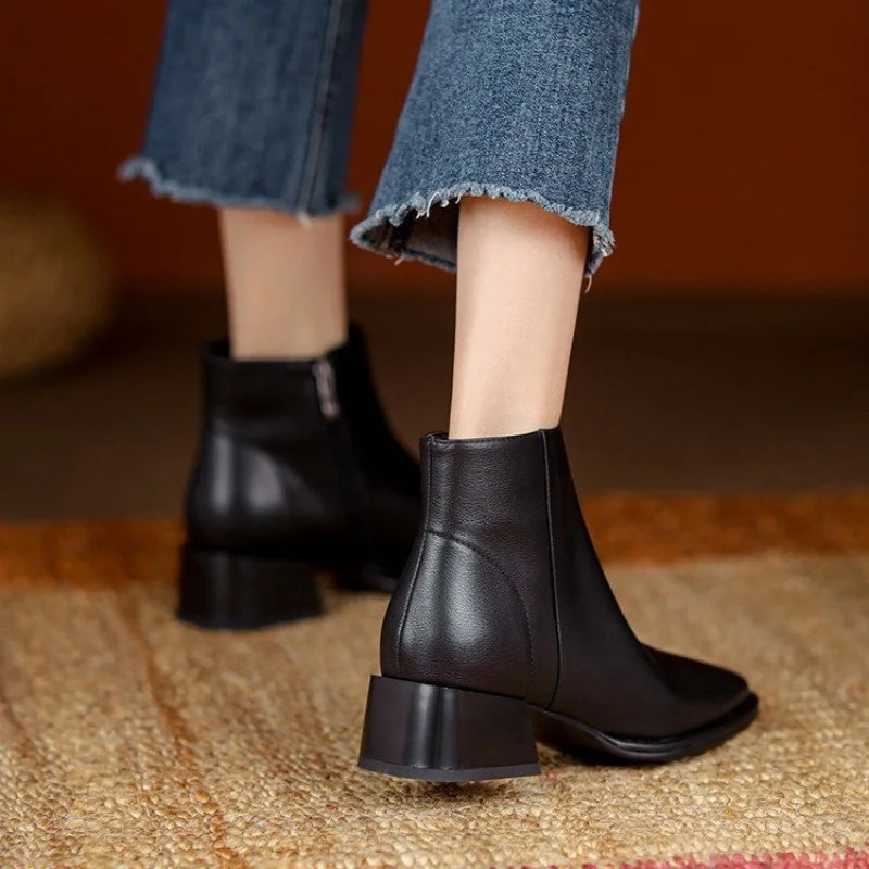 Lune London | Chunky Heeled Ankle Boots