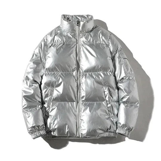 Lune London | Windproof Metallic Winter Puffer Jacket