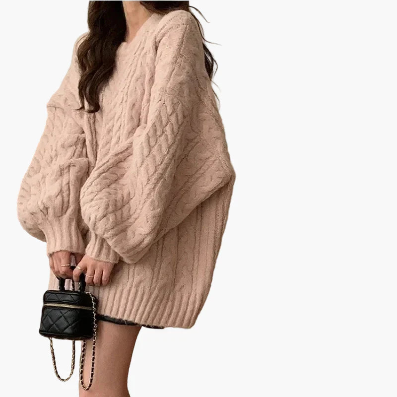 Lune London | Oversized knit pullover in a relaxed Korean style - Comfortable everyday look