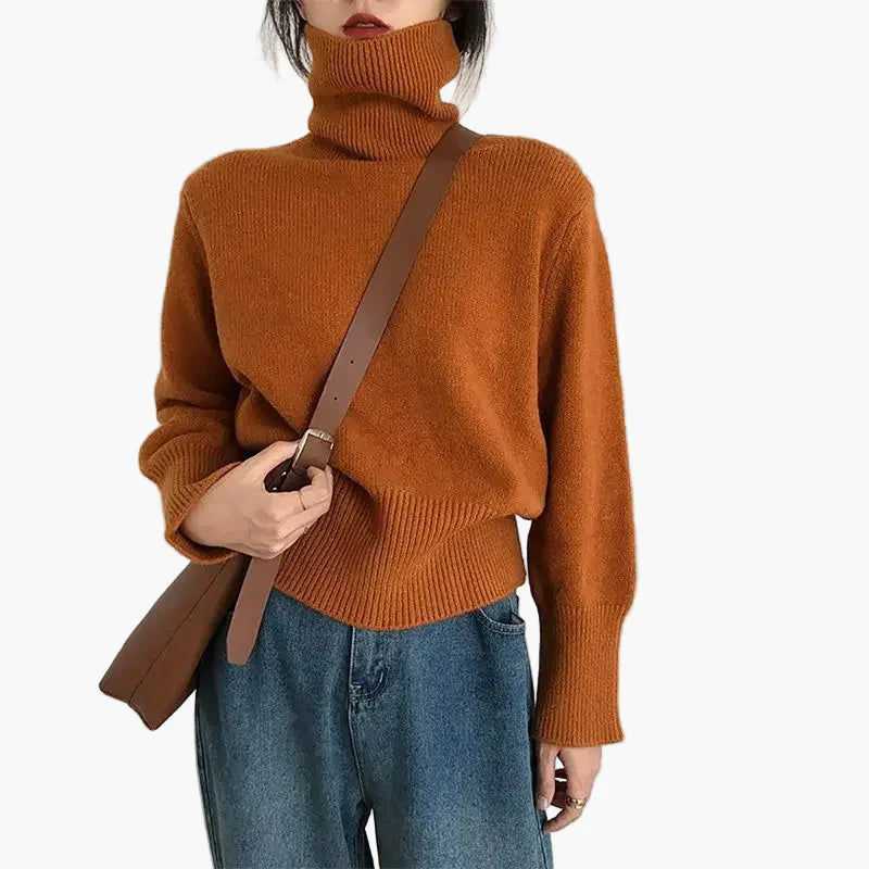 Lune London | Turtleneck Sweater - Trendy Knit Sweater for Autumn Winter for Everyday and Leisure