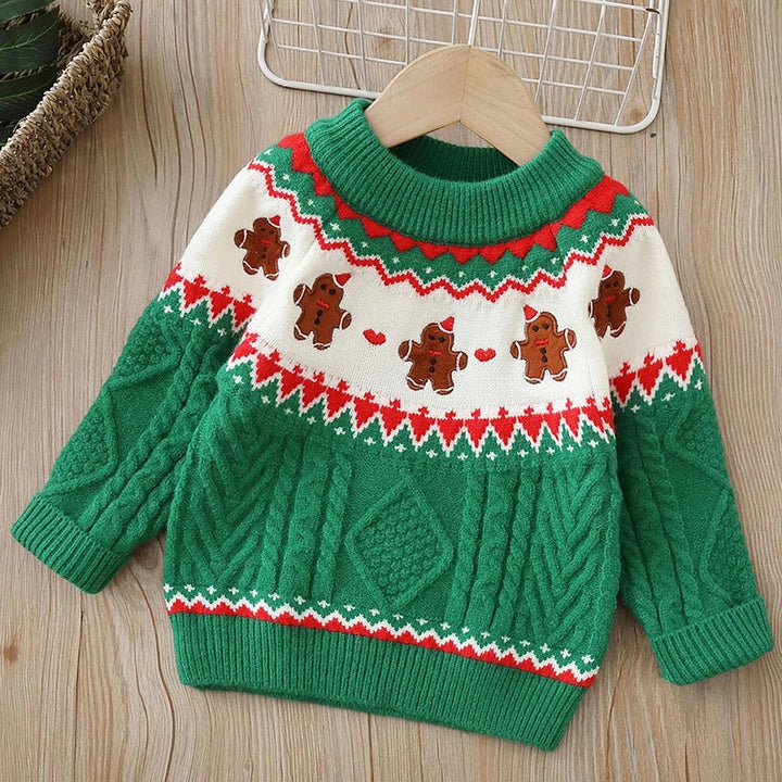 Lune London | Sweater for kids with teddy bear - Soft fleece sweater for boys and girls