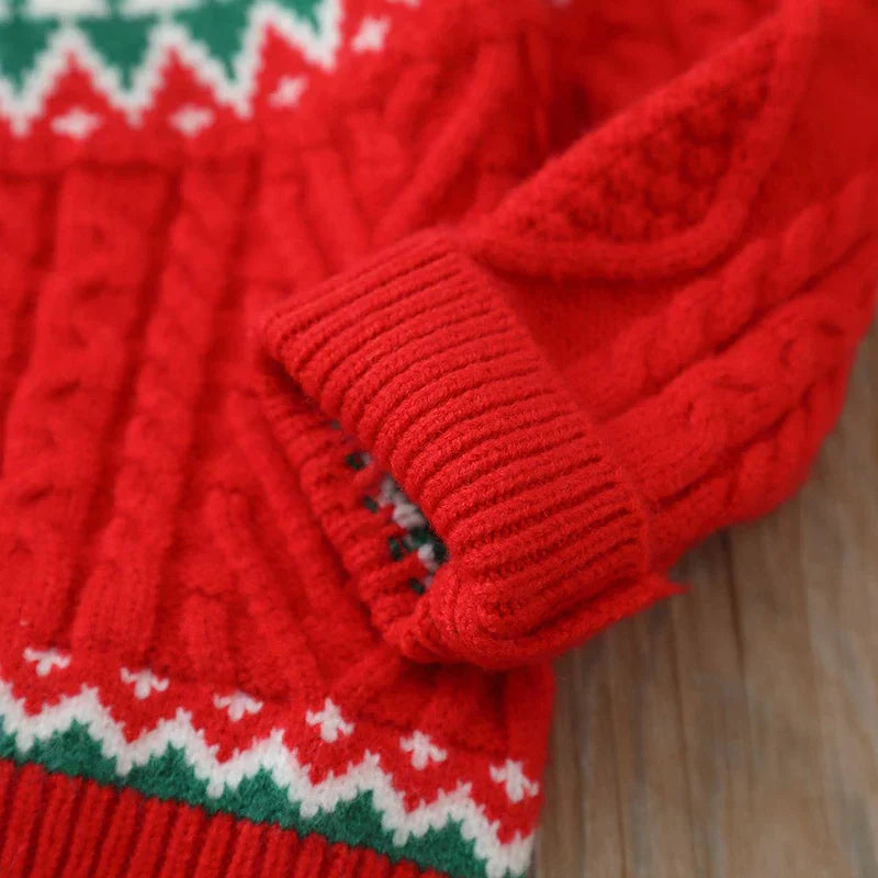 Lune London | Sweater for kids with teddy bear - Soft fleece sweater for boys and girls