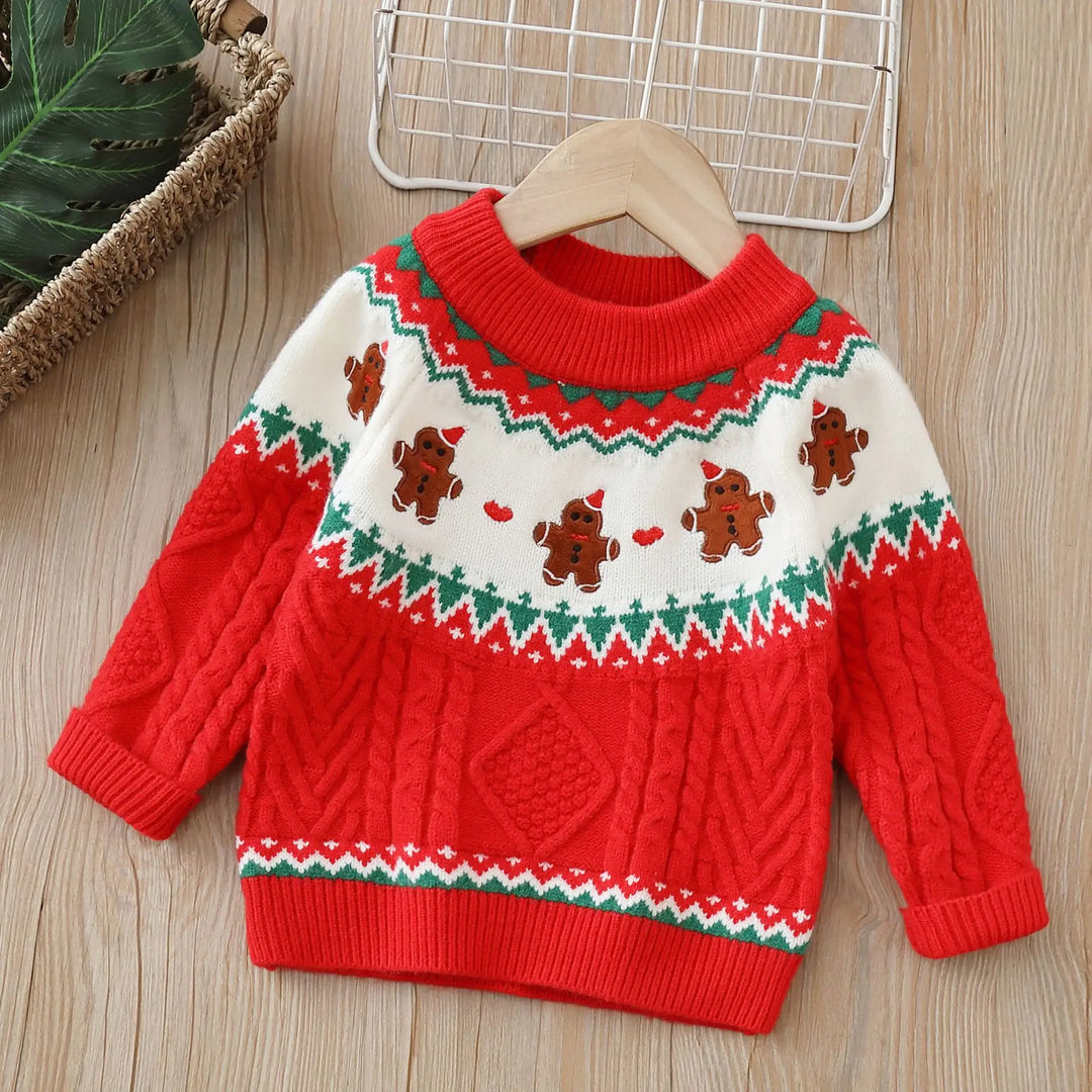 Lune London | Sweater for kids with teddy bear - Soft fleece sweater for boys and girls