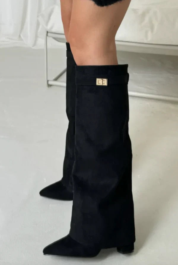 Lune London | High Quality Knee-High Boots Made Of Suede