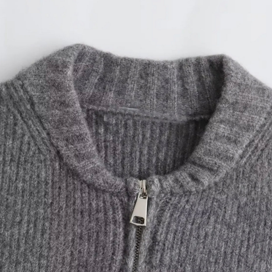 Chic und Stil | Cardigan with zipper