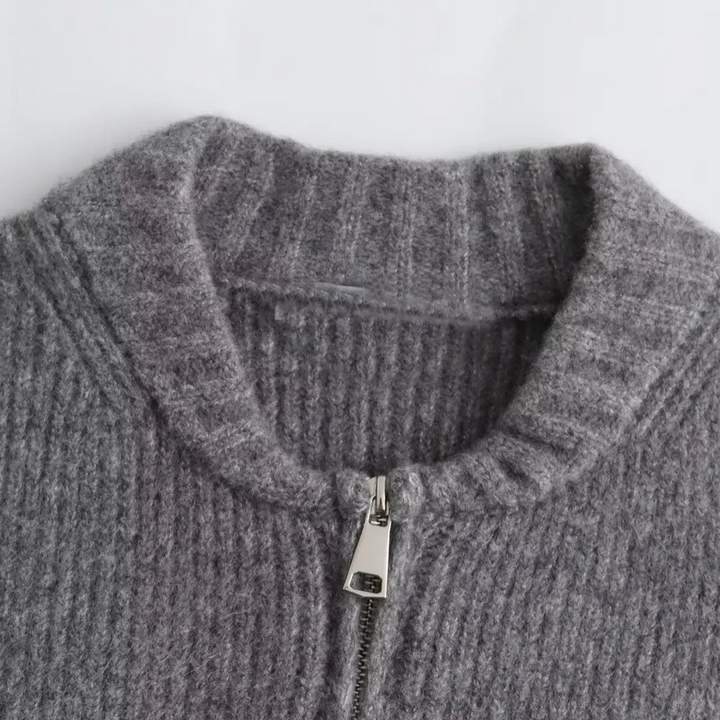 Chic und Stil | Cardigan with zipper