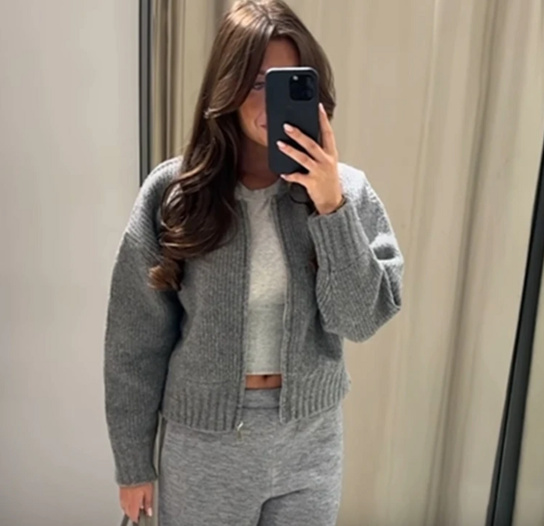 Chic und Stil | Cardigan with zipper