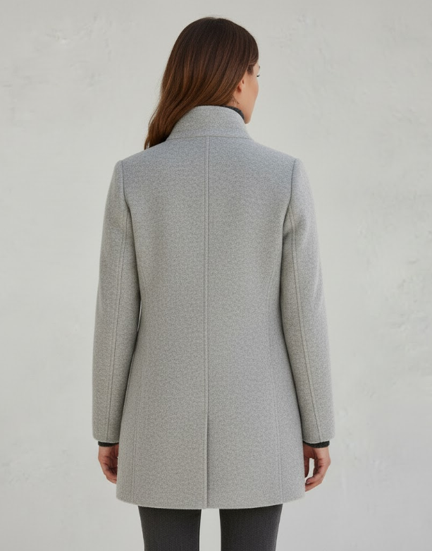 Lune London | Elegant modern short coat transition jacket for everyday and work