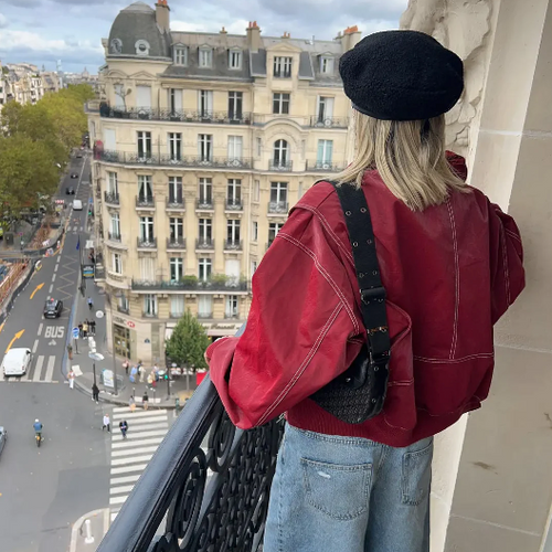 Lune London | Oversized leather jacket