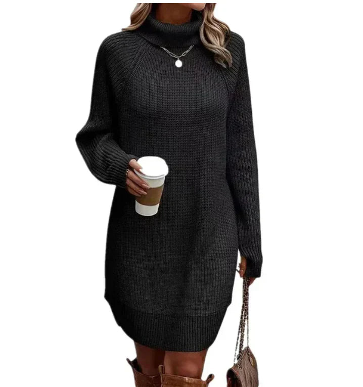 Lune London | Knitted Ladies Sweat Dress with Collar