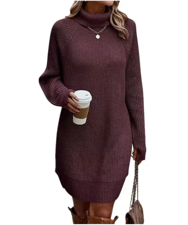 Lune London | Knitted Ladies Sweat Dress with Collar