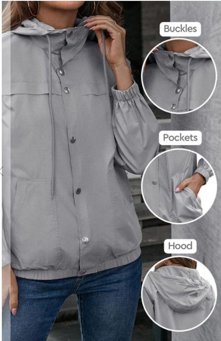 Lune London | Active Outdoor Jacket - Dark Blue - Waterproof