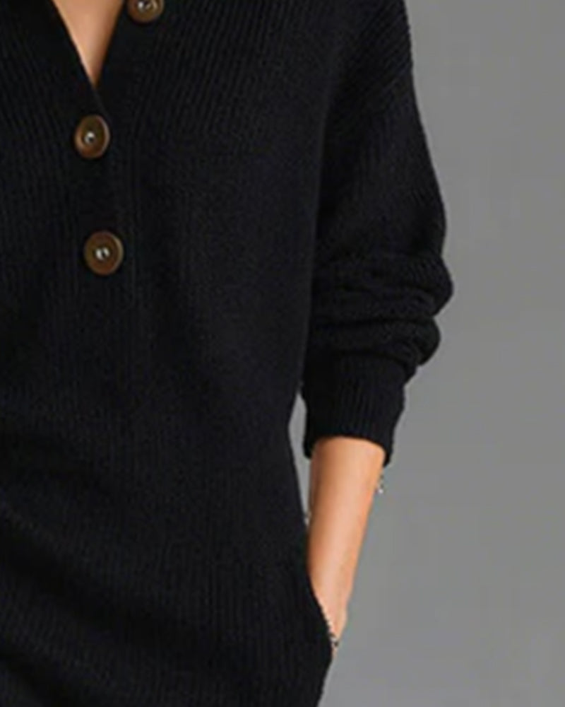 Chic Und Stil | Casual Solid Color Autumn and Winter