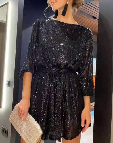 Lune London | Party Dress with V-Neck