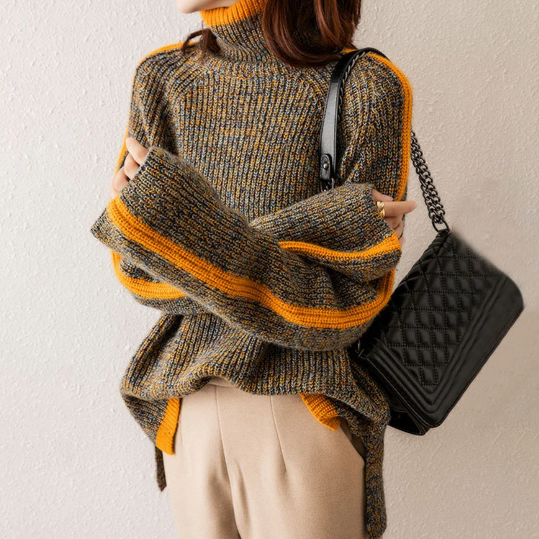 Lune London | Turtleneck Knit Sweater - Fashionable Winter Sweater for Everyday and Leisure