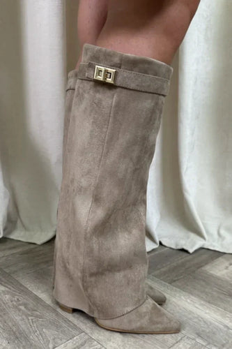 Lune London | High Quality Knee-High Boots Made Of Suede