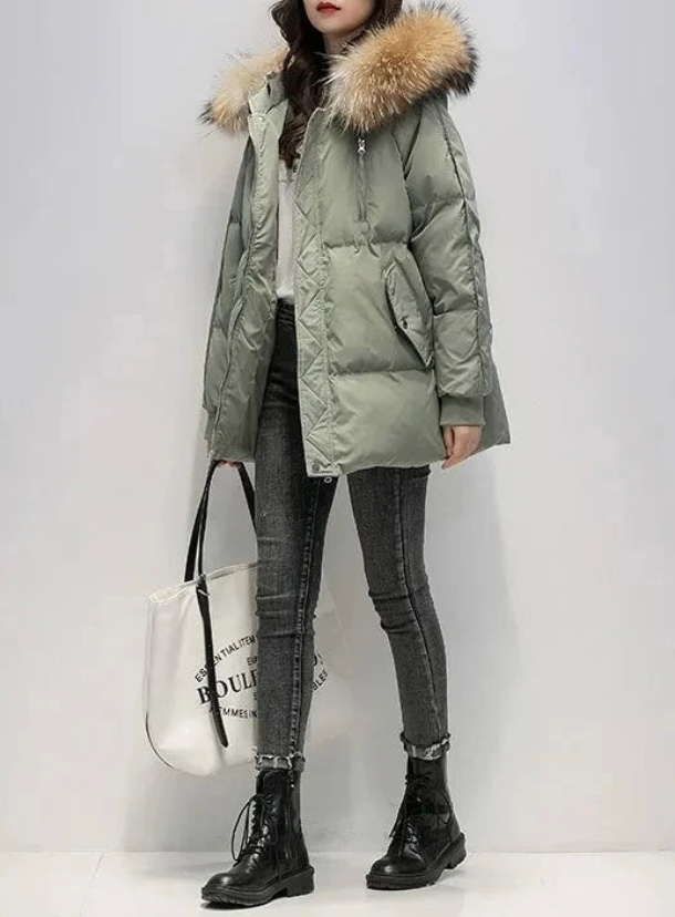 Lune London | Winter with Hood Made Of Faux Fur