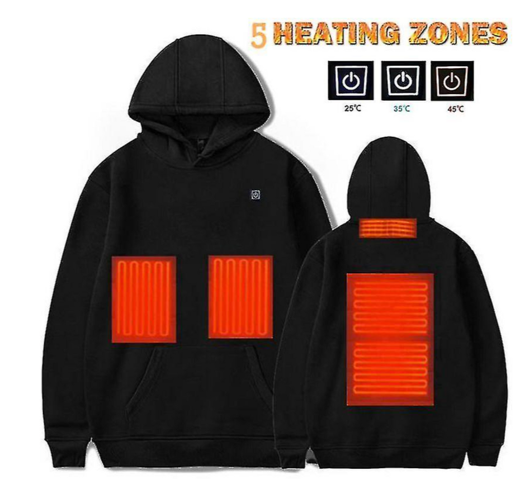 Lune London Hoodies, USB lightweight heating jacket
