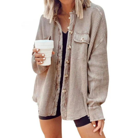 Lune London | irregular hoodie jacket in corduroy