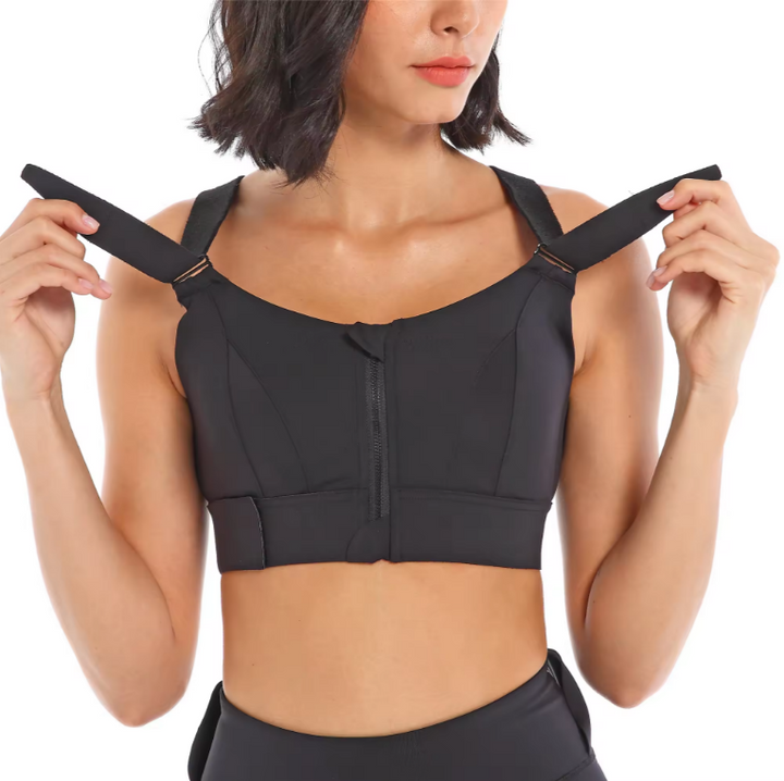 Lune London | Adjustable Zipper Sports Bra