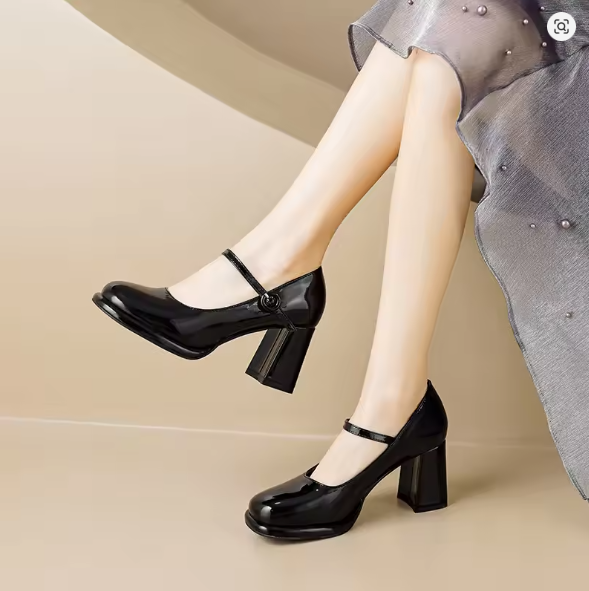Chic Und Stil | Stylish Waterproof Mary Jane Pumps