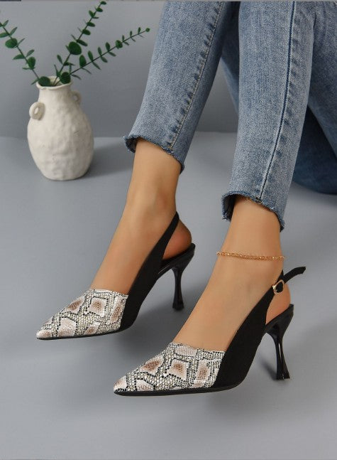 Lune London | Women's Kitten Heels Black