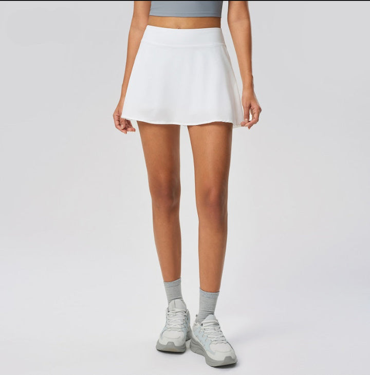 Women’s Swim Skirt with Side Slit and Elastic Waistband Lune London