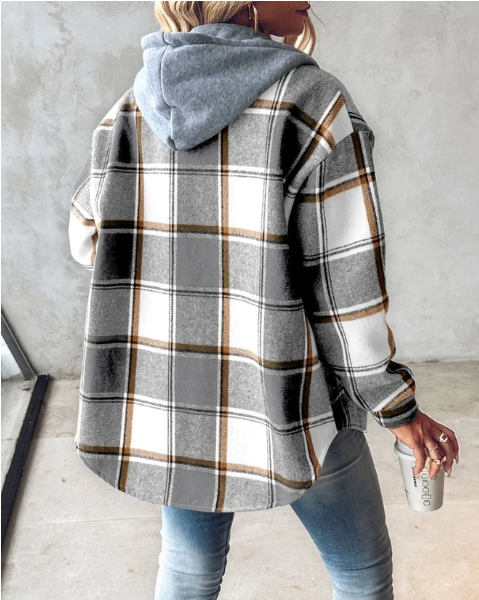 Lune London | Checked Hooded Jacket