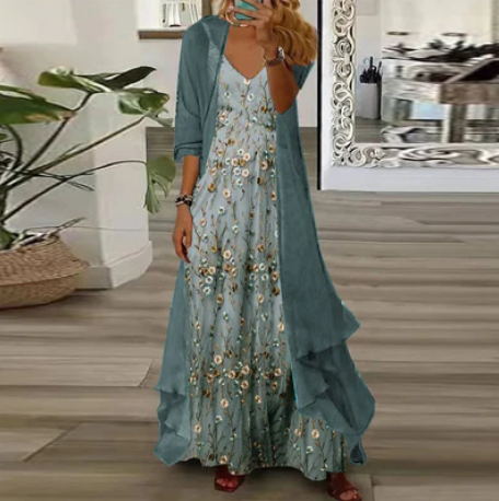 Lune London | Blue Maxi Dress