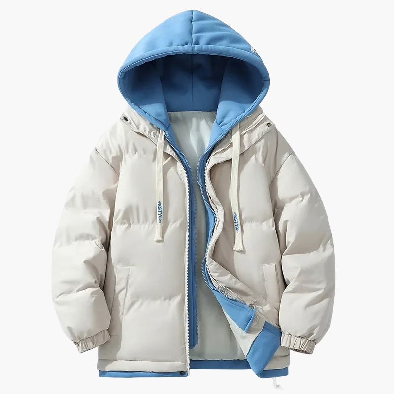 Lune London | Down Winter Jacket with Hood - Streetwear Fashion Puffer for Daily Life and Outdoor Activities