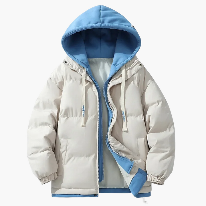 Lune London | Down Winter Jacket with Hood - Streetwear Fashion Puffer for Daily Life and Outdoor Activities