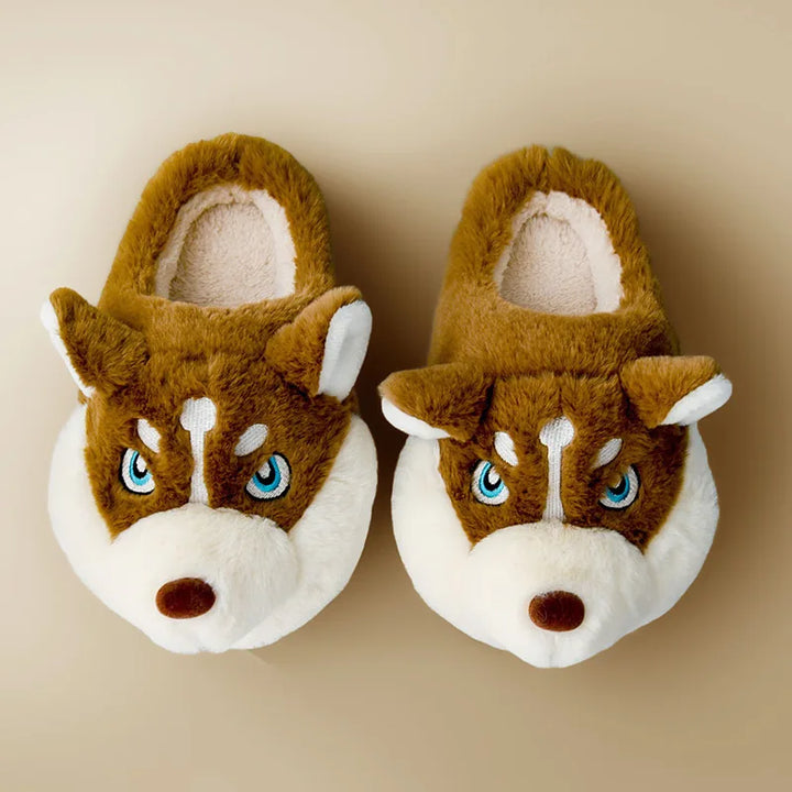 Lune London | Soft Women's Shoes Cute Husky Slippers for Home