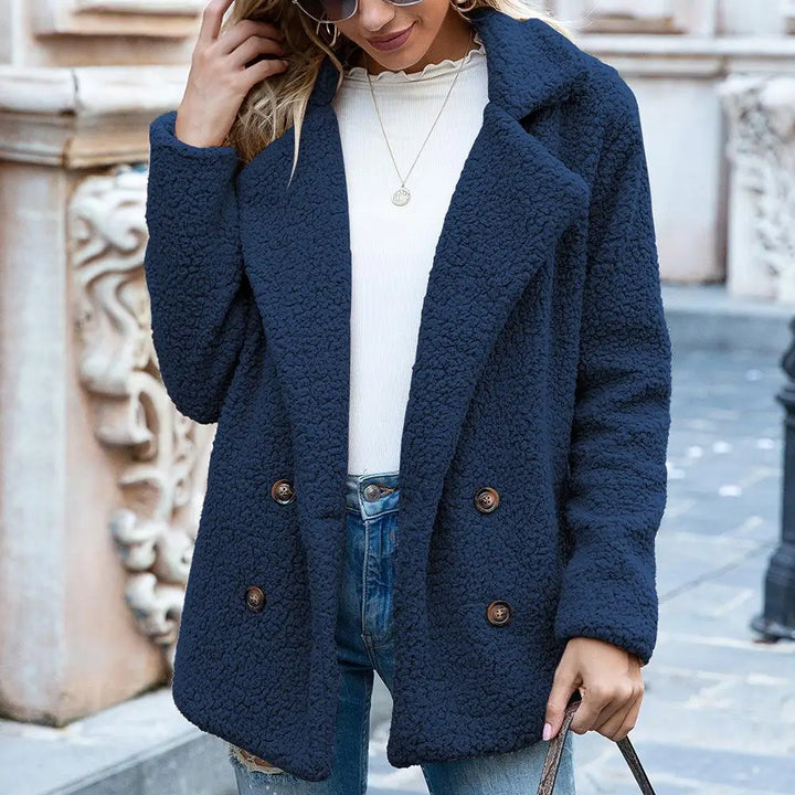 Lune London | Teddy Short Jacket - Brown - Soft and Trendy
