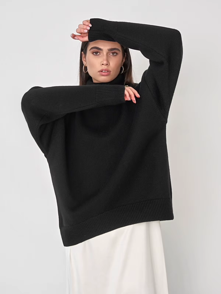 Lune London | Cozy Oversized Sweater with Turtleneck