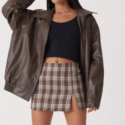 Lune London | Oversized Leather Jacket