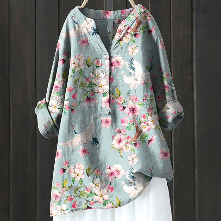 Lune London | Casual Blouse with Floral Print