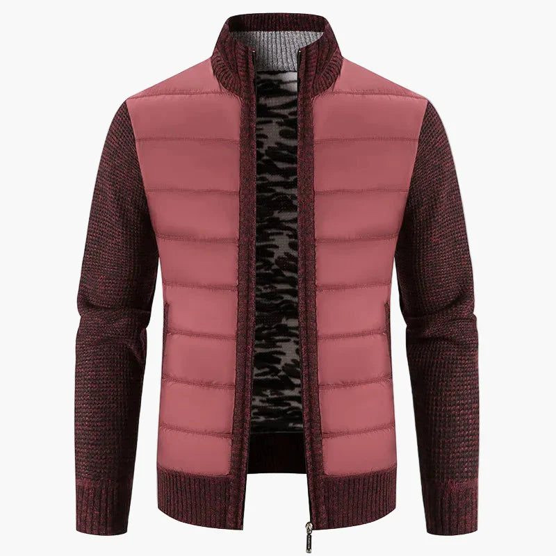 Lune London | Quilted knit jacket with zipper - Urban casual style for everyday life and leisure