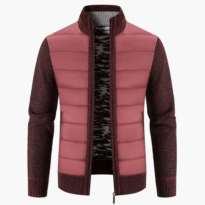 Lune London | Quilted knit jacket with zipper - Urban casual style for everyday life and leisure