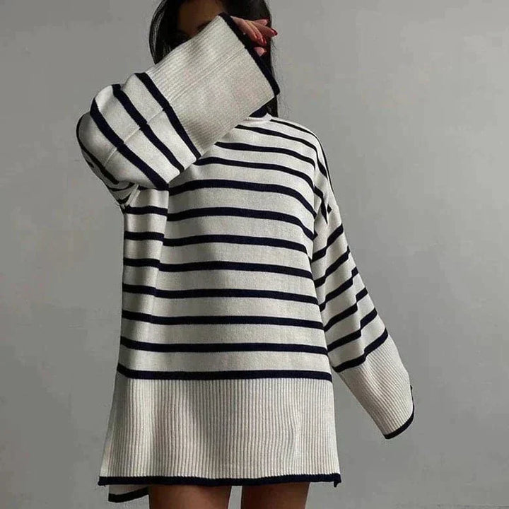 Lune London | Knitted Sweater - Oversized Fit - Soft Roll Neck - Long Sleeve Casual Design