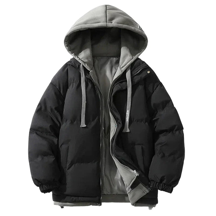 Lune London | Down Winter Jacket with Hood - Streetwear Fashion Puffer for Daily Life and Outdoor Activities