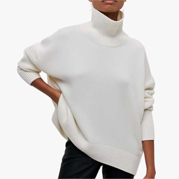 Lune London | Turtleneck sweater with voluminous sleeves - Elegant style for everyday and the office