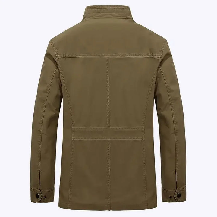 Lune London | Transitional outer jacket with high collar and multiple pockets - Casual fashion for everyday wear and leisure