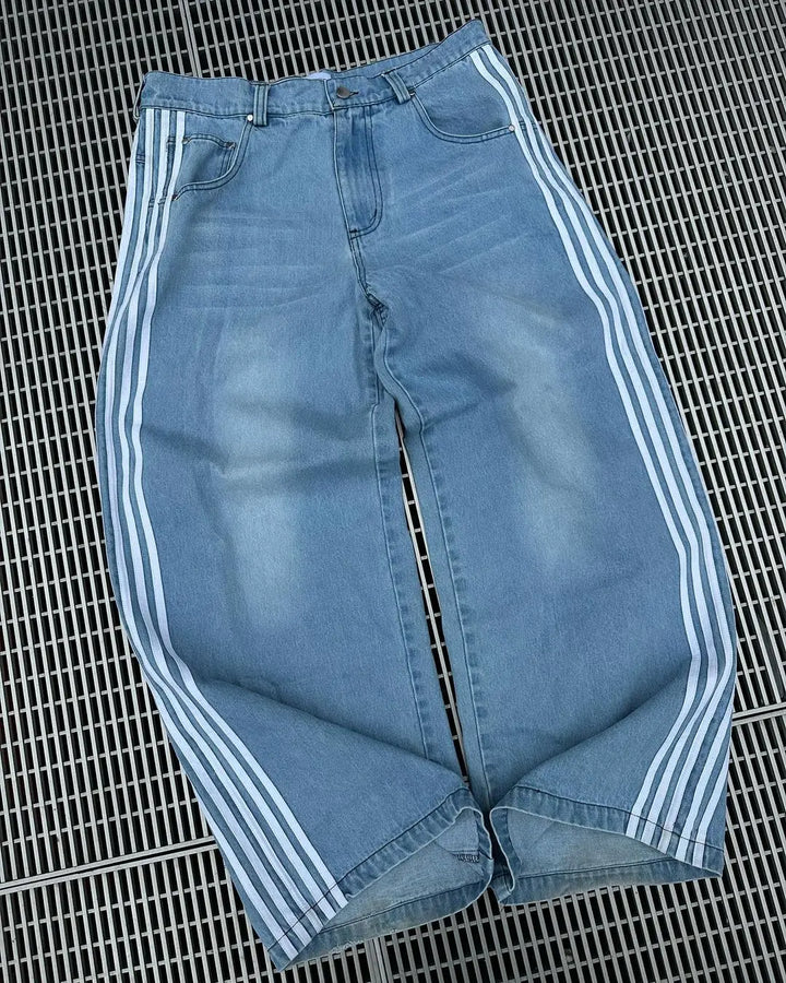 Men’s High-Waisted Baggy Jeans with Vintage Look for Everyday | Lune London