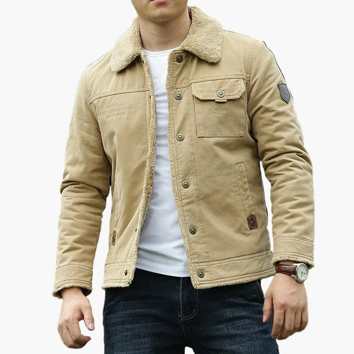 Lune London | Fleece collar leisure jacket - Fashionable outdoor transitional jacket for everyday and adventure