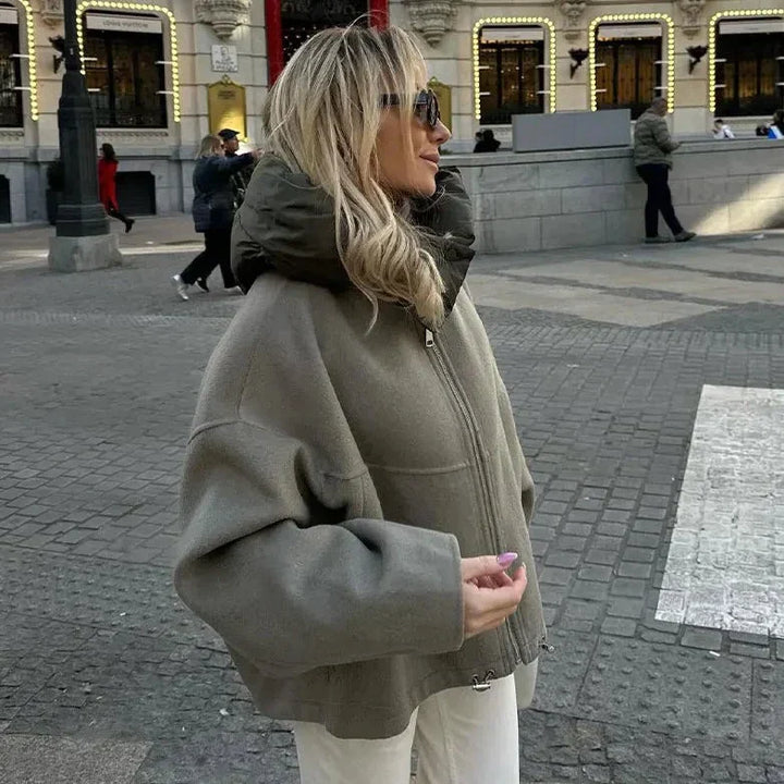 Lune London | Loose casual jacket for women with hood